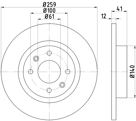 DON féktárcsa - PCD10632 - TothCarparts