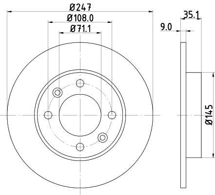 DON féktárcsa - PCD10932 - TothCarparts