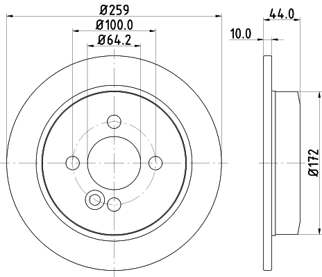 DON féktárcsa - PCD11112 - TothCarparts