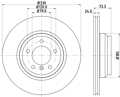 DON féktárcsa - PCD11212 - TothCarparts