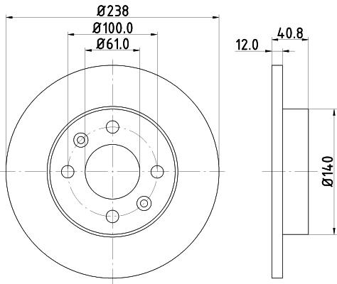 DON féktárcsa - PCD11292 - TothCarparts