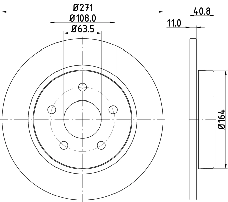 DON féktárcsa - PCD11322 - TothCarparts