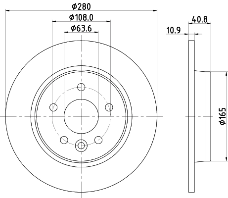 DON féktárcsa - PCD11632 - TothCarparts