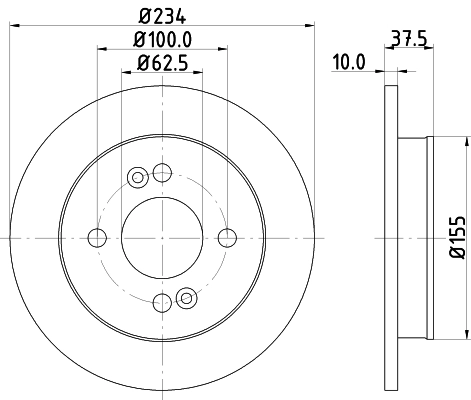 DON féktárcsa - PCD11742 - TothCarparts