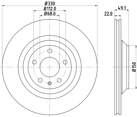 DON féktárcsa - PCD11772 - TothCarparts