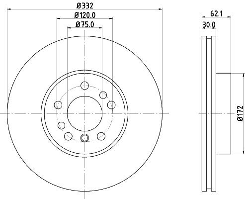 DON féktárcsa - PCD11801 - TothCarparts