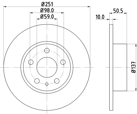 DON féktárcsa - PCD11812 - TothCarparts