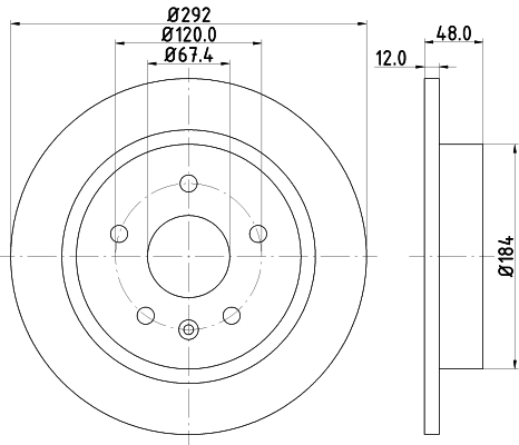 DON féktárcsa - PCD11902 - TothCarparts