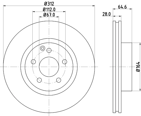 DON féktárcsa - PCD11972 - TothCarparts