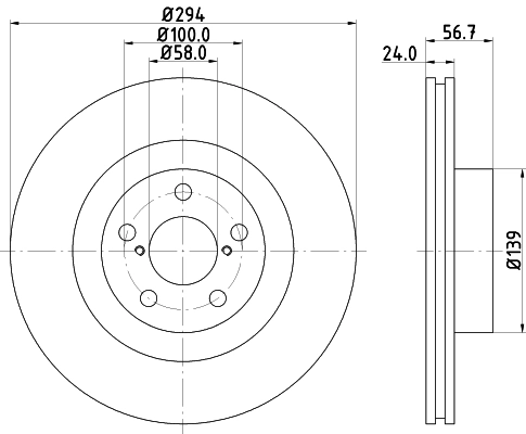 DON féktárcsa - PCD12032 - TothCarparts