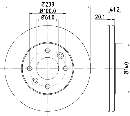 DON féktárcsa - PCD12082 - TothCarparts