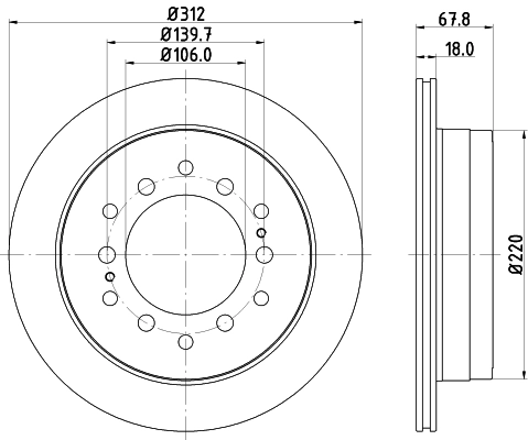 DON féktárcsa - PCD12112 - TothCarparts