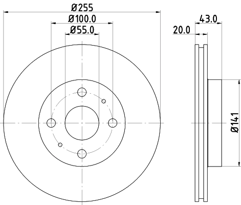 DON féktárcsa - PCD12172 - TothCarparts