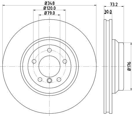 DON féktárcsa - PCD12601 - TothCarparts