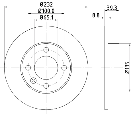 DON féktárcsa - PCD12692 - TothCarparts