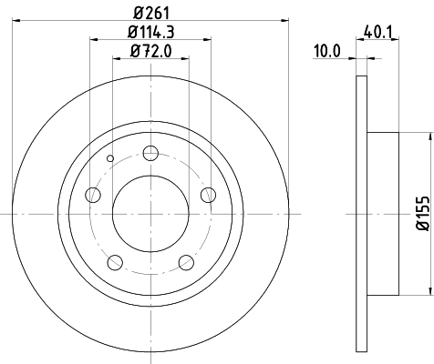 DON féktárcsa - PCD12732 - TothCarparts