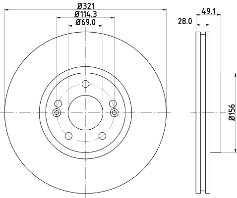DON féktárcsa - PCD13181 - TothCarparts
