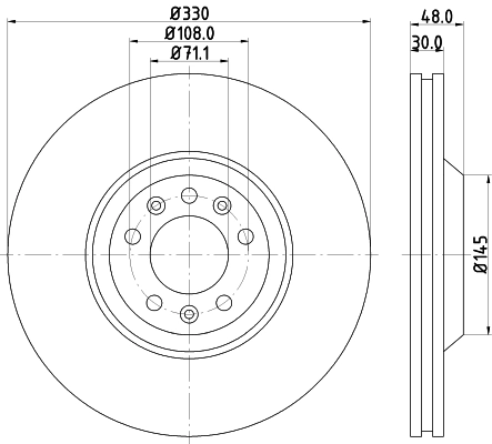 DON féktárcsa - PCD13211 - TothCarparts
