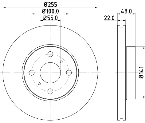 DON féktárcsa - PCD13302 - TothCarparts