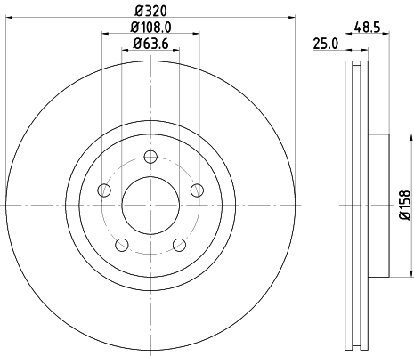 DON féktárcsa - PCD13391 - TothCarparts