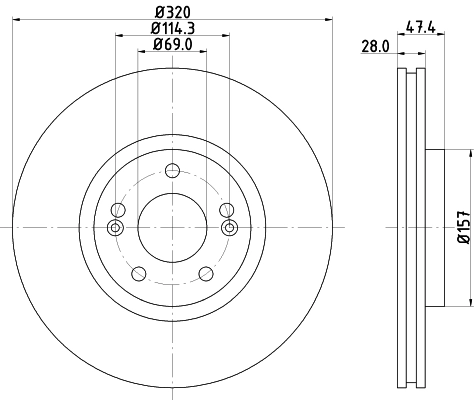 DON féktárcsa - PCD13532 - TothCarparts