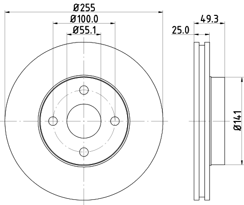 DON féktárcsa - PCD13992 - TothCarparts