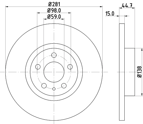 DON féktárcsa - PCD14172 - TothCarparts