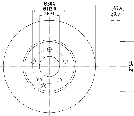 DON féktárcsa - PCD14201 - TothCarparts