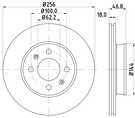 DON féktárcsa - PCD14522 - TothCarparts