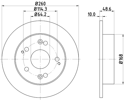 DON féktárcsa - PCD14572 - TothCarparts