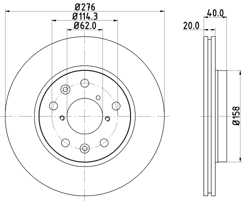 DON féktárcsa - PCD14592 - TothCarparts