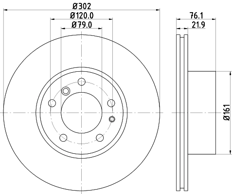 DON féktárcsa - PCD14652 - TothCarparts