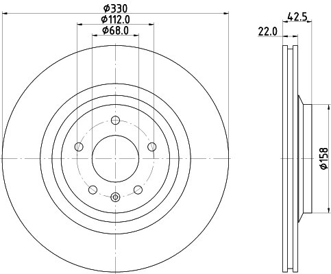 DON féktárcsa - PCD15482 - TothCarparts