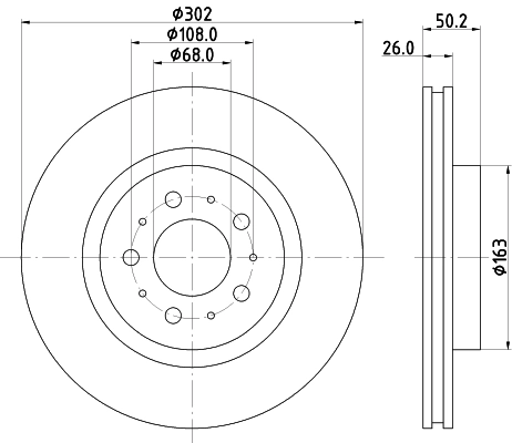 DON féktárcsa - PCD15762 - TothCarparts
