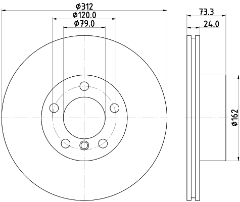 DON féktárcsa - PCD16922 - TothCarparts