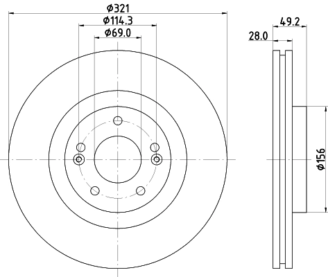 DON féktárcsa - PCD17131 - TothCarparts