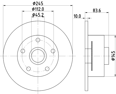 DON féktárcsa - PCD18481 - TothCarparts