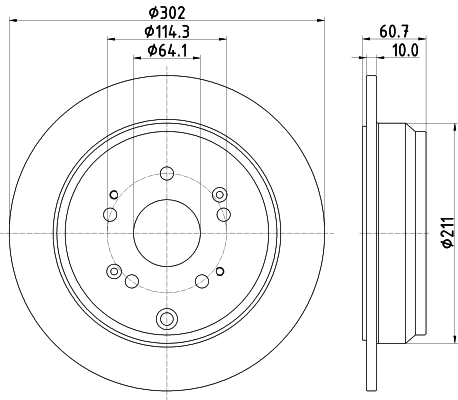 DON féktárcsa - PCD18522 - TothCarparts