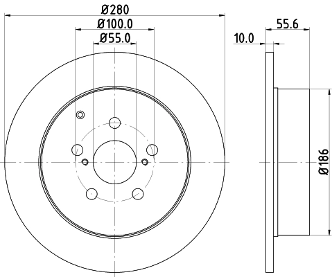 DON féktárcsa - PCD18692 - TothCarparts
