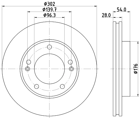 DON féktárcsa - PCD19032 - TothCarparts