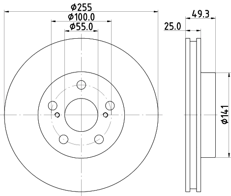DON féktárcsa - PCD19082 - TothCarparts