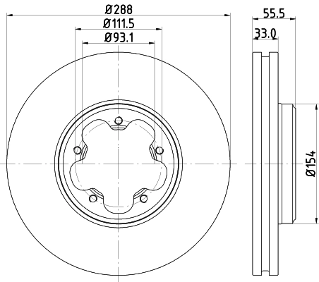 DON féktárcsa - PCD19561 - TothCarparts
