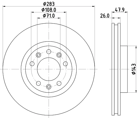 DON féktárcsa - PCD19662 - TothCarparts