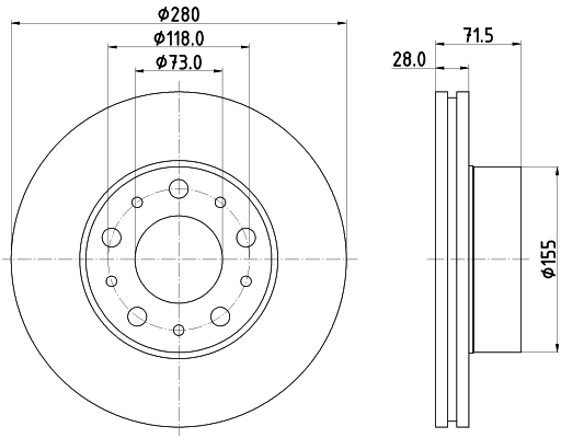DON féktárcsa - PCD19692 - TothCarparts