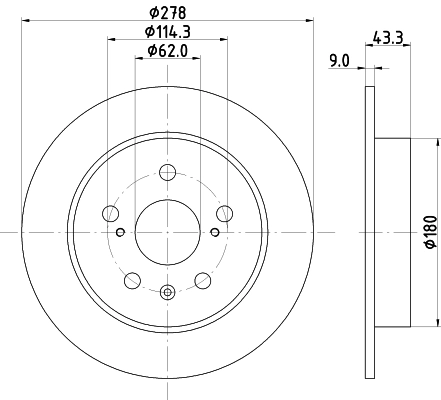 DON féktárcsa - PCD20992 - TothCarparts