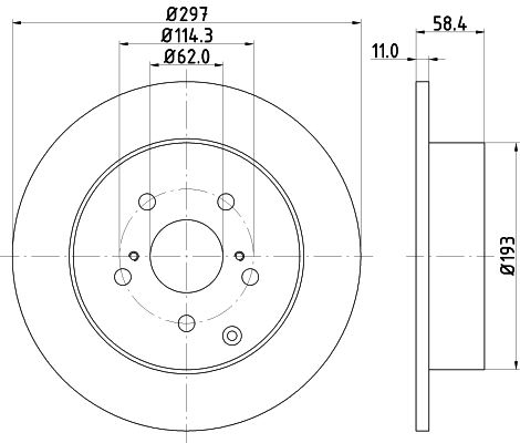 DON féktárcsa - PCD21682 - TothCarparts