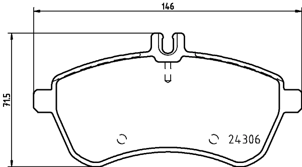 DON fékbetétkészlet, tárcsafék - PCP1024 - TothCarparts