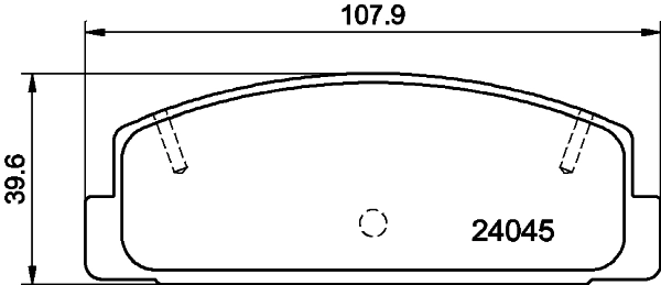 DON fékbetétkészlet, tárcsafék - PCP1090 - TothCarparts