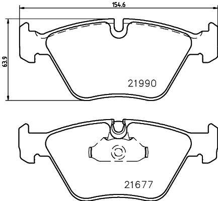 DON fékbetétkészlet, tárcsafék - PCP1137 - TothCarparts