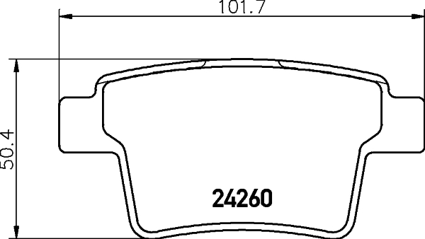 DON fékbetétkészlet, tárcsafék - PCP1139 - TothCarparts